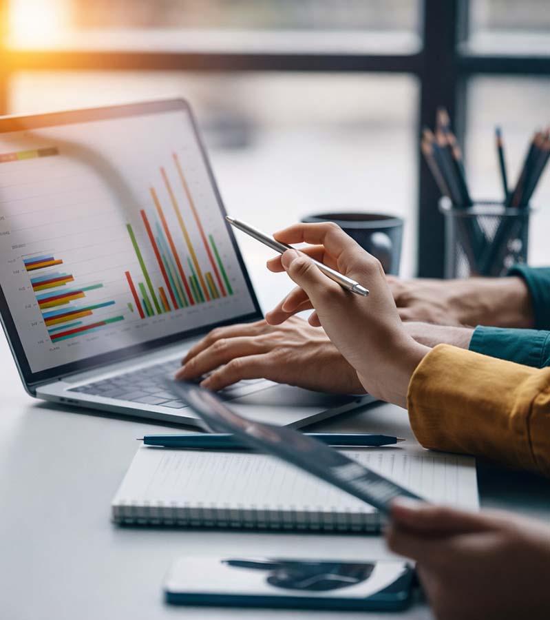 Infográfico sobre serviços de consultoria de exportação para entrada segura em novos mercados.